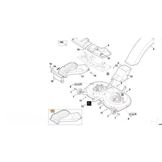 Stihl  Pokrywa 6170 706 0785